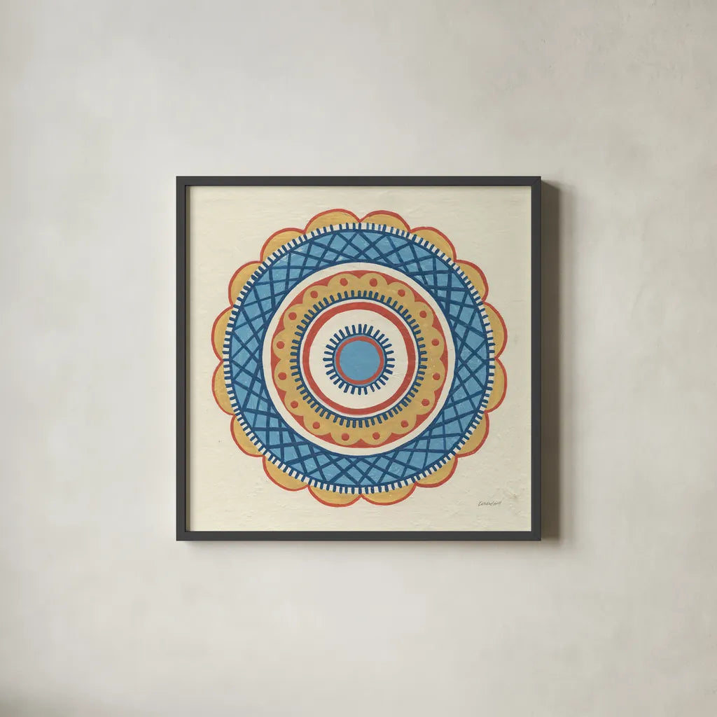 Solara I by Kathrine Lovell. Shown in a sleek black glass frame for a contemporary gallery look. Available as an archival giclee rolled canvas, fine art paper, or poster print. SKU 33442a.