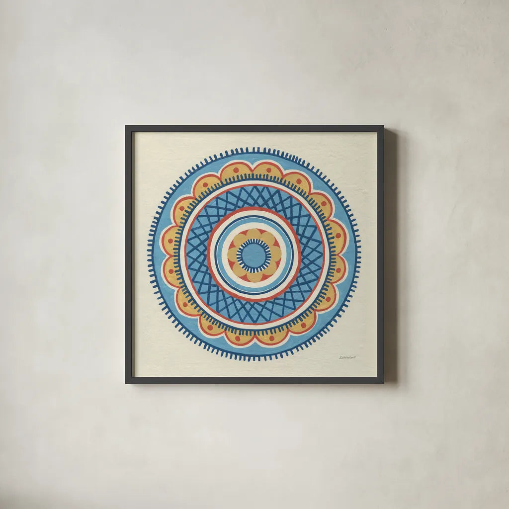 Solara II by Kathrine Lovell. Shown in a sleek black glass frame for a contemporary gallery look. Available as an archival giclee rolled canvas, fine art paper, or poster print. SKU 33443a.
