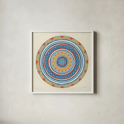 Solara III by Kathrine Lovell. Shown in a crisp white glass frame for a clean and minimalist style. Available as an archival giclee rolled canvas, fine art paper, or poster print. SKU 33444a.