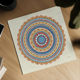 Solara IV by Kathrine Lovell. Shown as a detailed flat fine art print, highlighting archival giclee quality. Available as an archival giclee rolled canvas, fine art paper, or poster print. SKU 33445a.