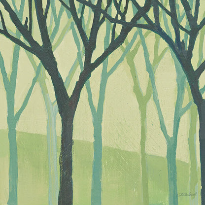 Spring Trees Green I by Kathrine Lovell. SKU 43459a. Archival Giclee Fine art print for wall decor.