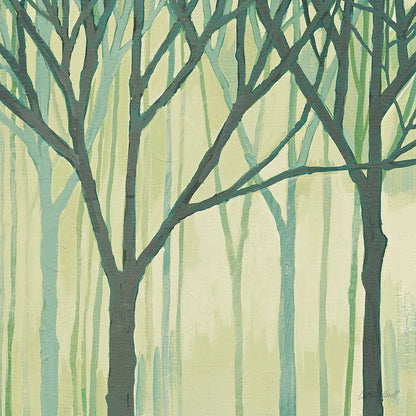 Spring Trees Green III by Kathrine Lovell. SKU 43461a. Archival Giclee Fine art print for wall decor.