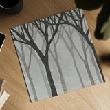 Spring Trees Greystone I by Kathrine Lovell. Shown as a detailed flat fine art print, highlighting archival giclee quality. Available as an archival giclee rolled canvas, fine art paper, or poster print. SKU 19042a.