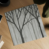 Spring Trees Greystone III by Kathrine Lovell. Shown as a detailed flat fine art print, highlighting archival giclee quality. Available as an archival giclee rolled canvas, fine art paper, or poster print. SKU 19044a.
