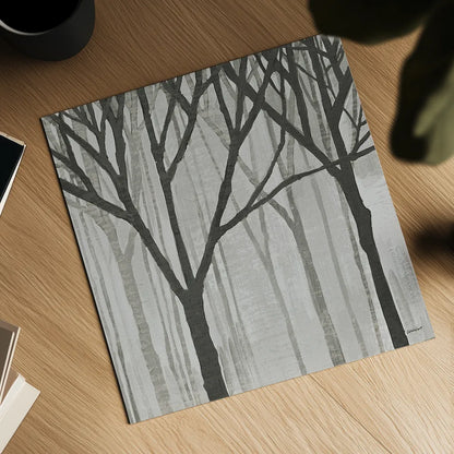 Spring Trees Greystone III by Kathrine Lovell. Shown as a detailed flat fine art print, highlighting archival giclee quality. Available as an archival giclee rolled canvas, fine art paper, or poster print. SKU 19044a.