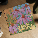 Summer Flowers I by Kathrine Lovell. Shown as a detailed flat fine art print, highlighting archival giclee quality. Available as an archival giclee rolled canvas, fine art paper, or poster print. SKU 43447a.