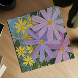 Summer Garden III by Kathrine Lovell. Shown as a detailed flat fine art print, highlighting archival giclee quality. Available as an archival giclee rolled canvas, fine art paper, or poster print. SKU 24403a.