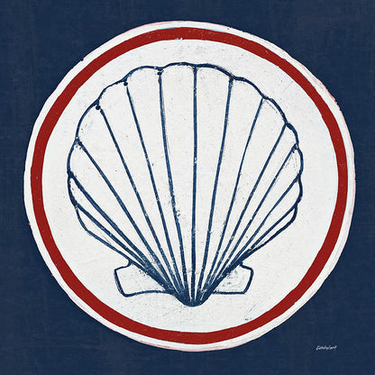Summer Shells II Nautical by Kathrine Lovell. SKU 24696a. Archival Giclee Fine art print for wall decor.