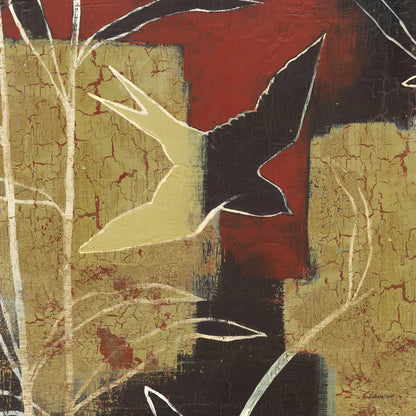 Sun Stems Tile I by Kathrine Lovell. SKU 43525a. Archival Giclee Fine art print for wall decor.