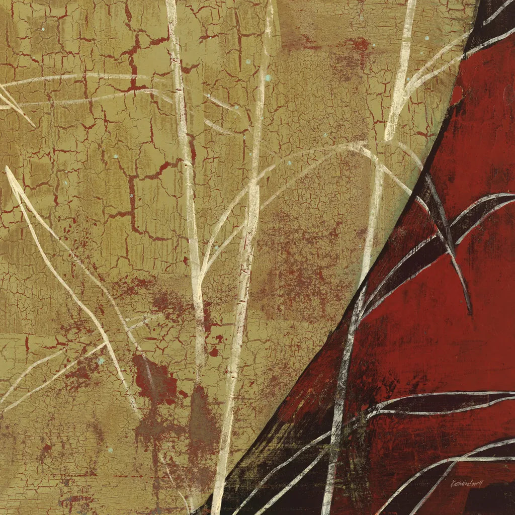 Sun Stems Tile II by Kathrine Lovell. SKU 43526a. Archival Giclee Fine art print for wall decor.