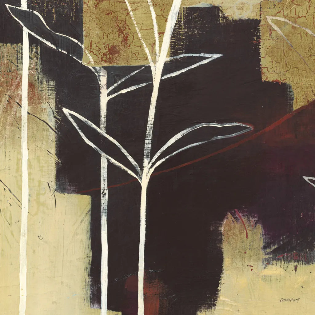 Sun Stems Tile III by Kathrine Lovell. SKU 43527a. Archival Giclee Fine art print for wall decor.