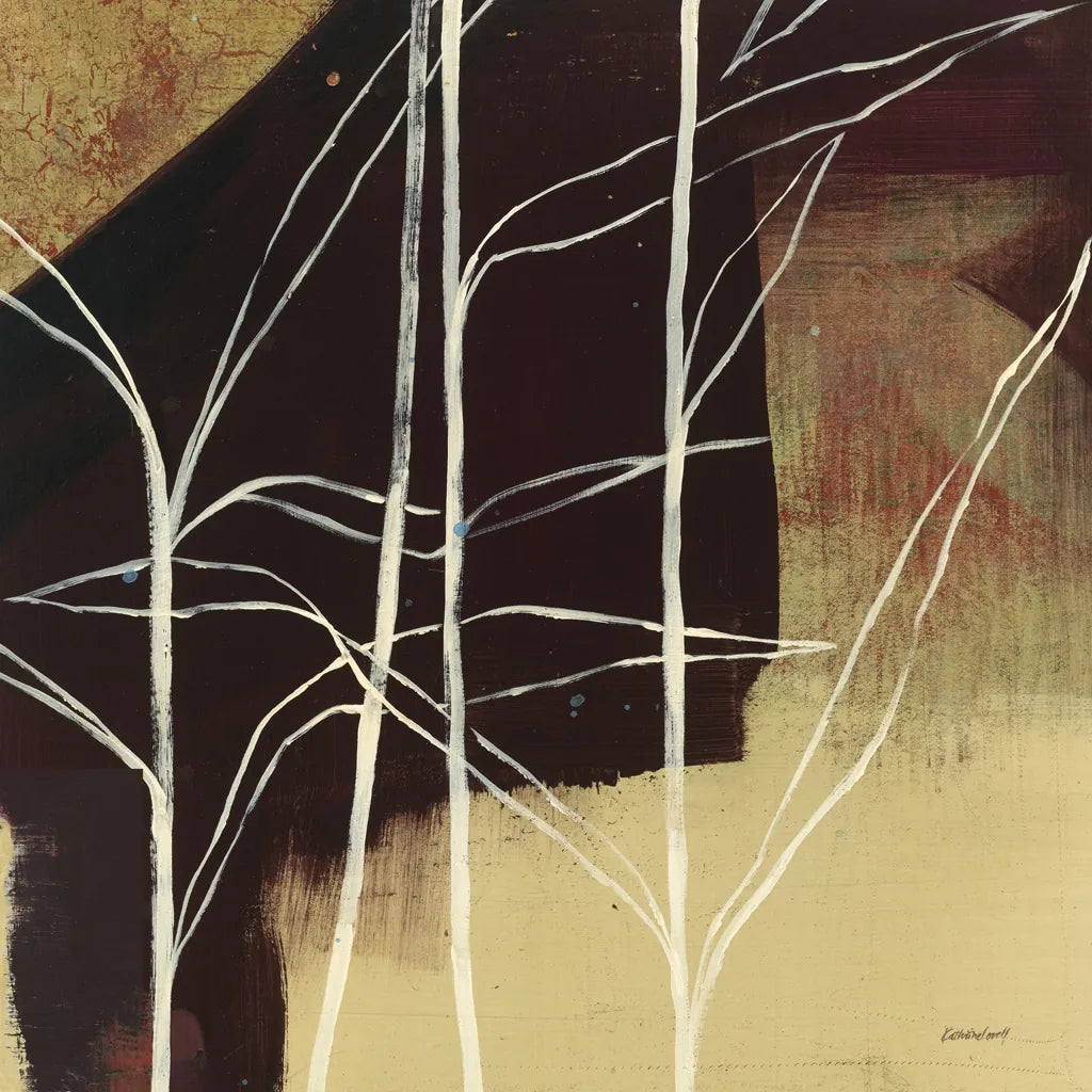 Sun Stems Tile IV by Kathrine Lovell. SKU 43528a. Archival Giclee Fine art print for wall decor.