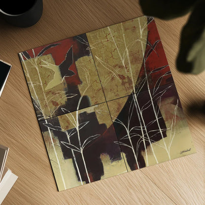 Sun and Stems by Kathrine Lovell. Shown as a detailed flat fine art print, highlighting archival giclee quality. Available as an archival giclee rolled canvas, fine art paper, or poster print. SKU 9134a.