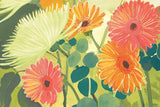 Tangerine Garden I Crop by Kathrine Lovell. SKU 3402i. Archival Giclee Fine art print for wall decor.