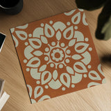 Terra Cotta Tile II by Kathrine Lovell. Shown as a detailed flat fine art print, highlighting archival giclee quality. Available as an archival giclee rolled canvas, fine art paper, or poster print. SKU 55518a.