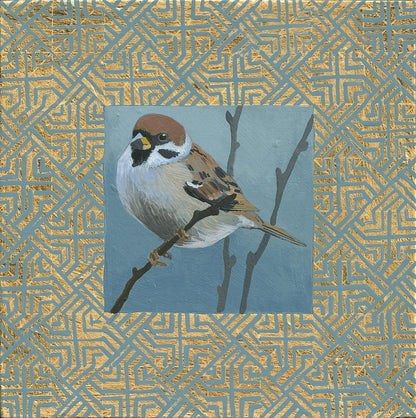 The Sparrow by Kathrine Lovell. SKU 24446a. Archival Giclee Fine art print for wall decor.