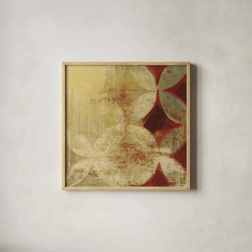 Wedding Ring I by Kathrine Lovell. Shown in a natural wood glass frame for a timeless modern aesthetic. Available as an archival giclee rolled canvas, fine art paper, or poster print. SKU 43725a.