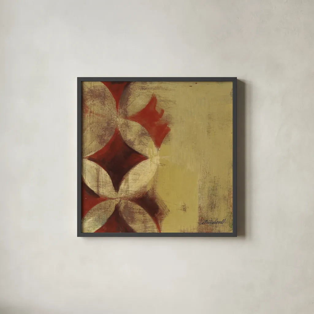 Wedding Ring IX by Kathrine Lovell. Shown in a sleek black glass frame for a contemporary gallery look. Available as an archival giclee rolled canvas, fine art paper, or poster print. SKU 43729a.