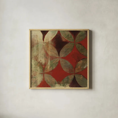 Wedding Ring V by Kathrine Lovell. Shown in a natural wood glass frame for a timeless modern aesthetic. Available as an archival giclee rolled canvas, fine art paper, or poster print. SKU 43730a.