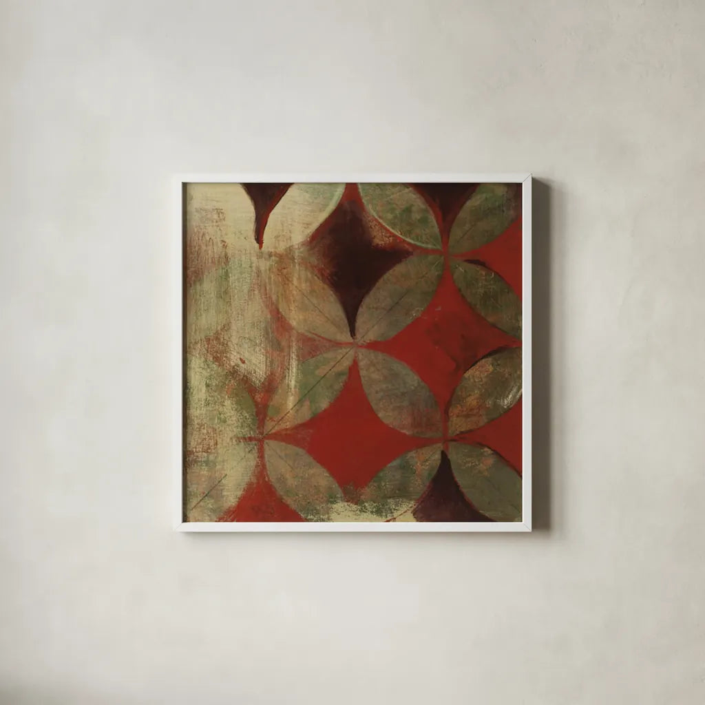 Wedding Ring V by Kathrine Lovell. Shown in a crisp white glass frame for a clean and minimalist style. Available as an archival giclee rolled canvas, fine art paper, or poster print. SKU 43730a.