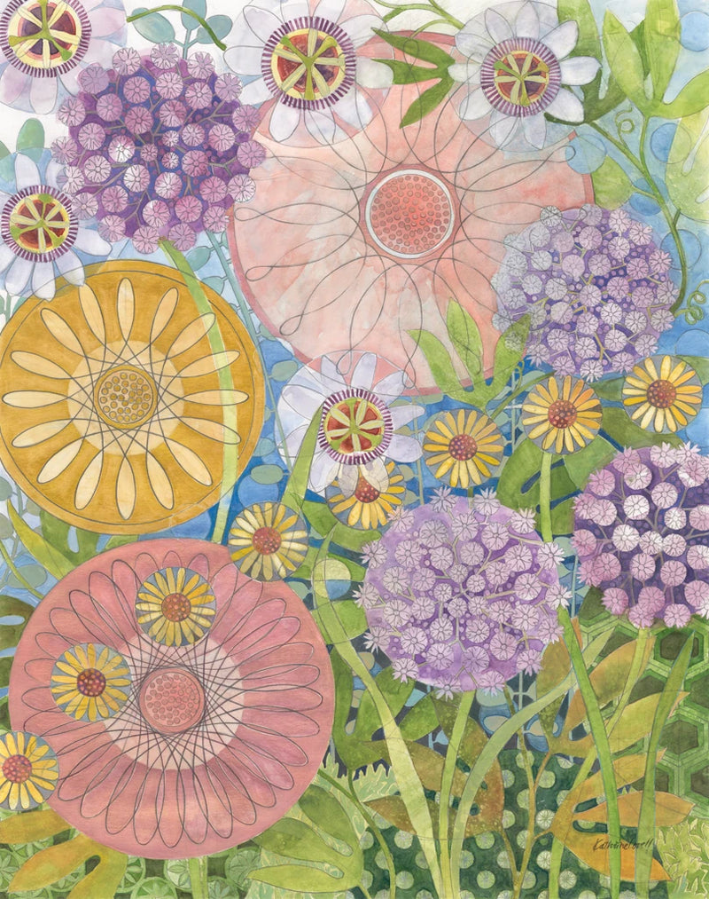 Whimsical Garden III by Kathrine Lovell