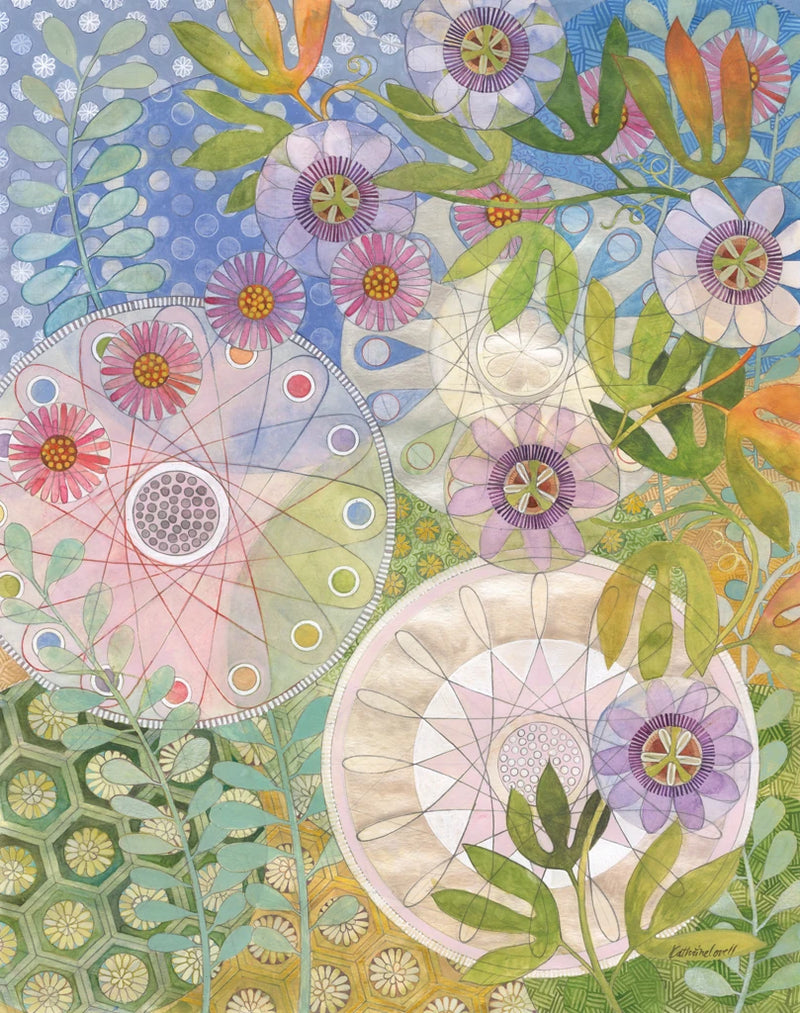 Whimsical Garden IV by Kathrine Lovell