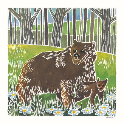 Wild Woodland III by Kathrine Lovell. SKU 77885a. Archival Giclee Fine art print for wall decor.