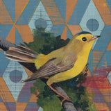 Wilson Warbler by Kathrine Lovell. SKU 43539a. Archival Giclee Fine art print for wall decor.