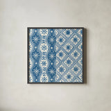 Windjammer VI by Kathrine Lovell. Shown in a sleek black glass frame for a contemporary gallery look. Available as an archival giclee rolled canvas, fine art paper, or poster print. SKU 34127a.