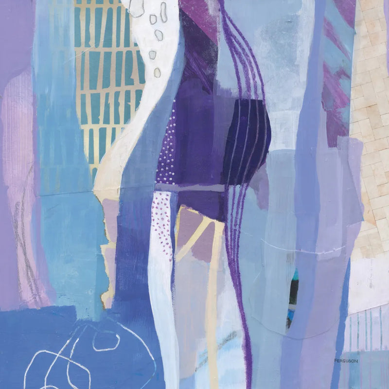 Abstract Layers I by Kathy Ferguson. SKU 72102a. Archival Giclee Fine art print for wall decor.