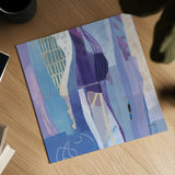 Abstract Layers I by Kathy Ferguson. Shown as a detailed flat fine art print, highlighting archival giclee quality. Available as an archival giclee rolled canvas, fine art paper, or poster print. SKU 72102a.