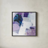 Abstract Layers III by Kathy Ferguson. Shown in a sleek black glass frame for a contemporary gallery look. Available as an archival giclee rolled canvas, fine art paper, or poster print. SKU 72104a.