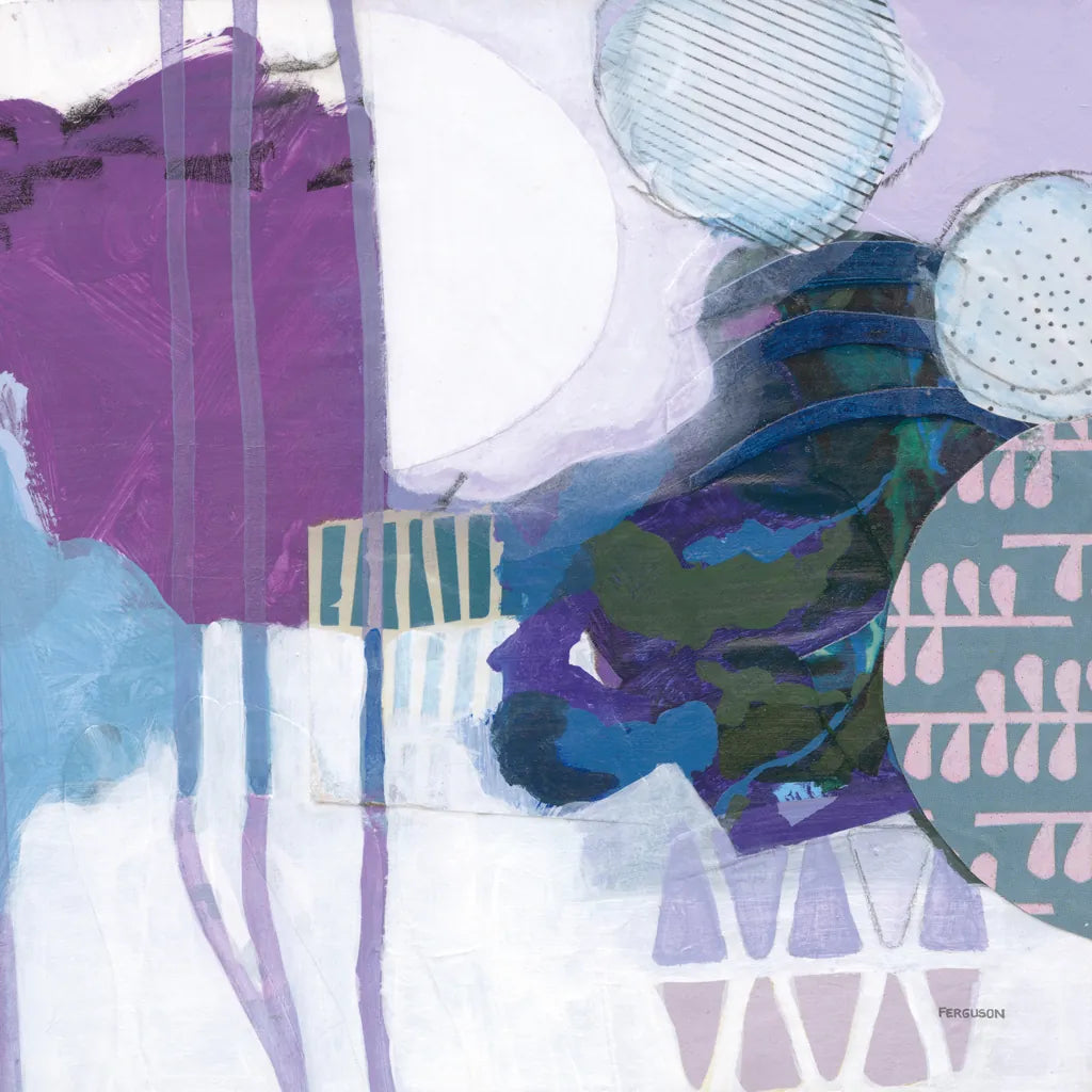 Abstract Layers IV by Kathy Ferguson. SKU 72105a. Archival Giclee Fine art print for wall decor.