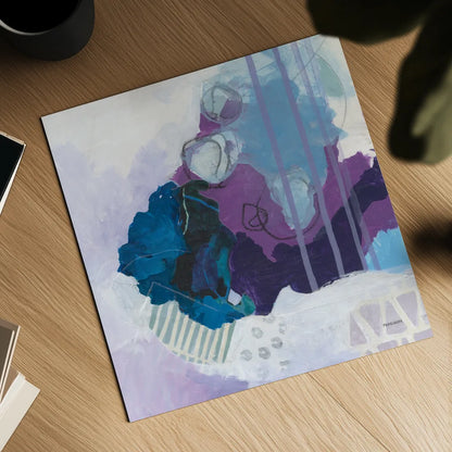 Amethyst by Kathy Ferguson. Shown as a detailed flat fine art print, highlighting archival giclee quality. Available as an archival giclee rolled canvas, fine art paper, or poster print. SKU 72100a.