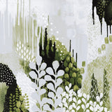BW Forest II with Green by Kathy Ferguson. SKU 56966a. Archival Giclee Fine art print for wall decor.