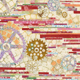 EU Timetable II Red by Kathy Ferguson. SKU 55990a. Archival Giclee Fine art print for wall decor.