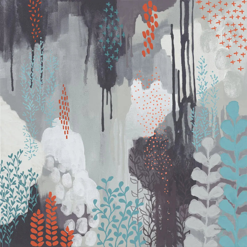 Gray Forest I by Kathy Ferguson. SKU 53109a. Archival Giclee Fine art print for wall decor.