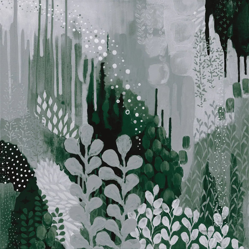 Green Forest II by Kathy Ferguson. SKU 51409a. Archival Giclee Fine art print for wall decor.