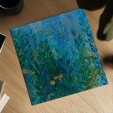 Hide and Seek Orange by Kathy Ferguson. Shown as a detailed flat fine art print, highlighting archival giclee quality. Available as an archival giclee rolled canvas, fine art paper, or poster print. SKU 19356a.