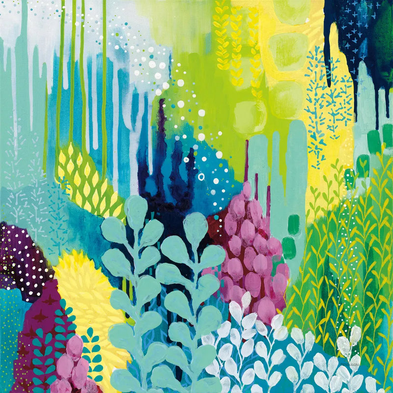 Jewel Forest II by Kathy Ferguson. SKU 49219a. Archival Giclee Fine art print for wall decor.