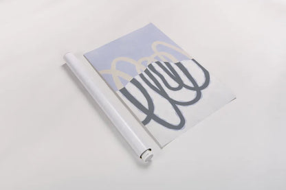 Loops II v2 by Kathy Ferguson. shown as a rolled paper print. Available as archival giclee rolled canvas, fine art paper, or poster print. SKU 80704h.