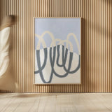 Loops II v2 by Kathy Ferguson. shown as over sized large wall art. Available as an archival giclee rolled canvas, fine art paper, or poster print. SKU 80704h.
