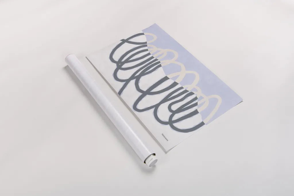 Loops III by Kathy Ferguson. shown as a rolled paper print. Available as archival giclee rolled canvas, fine art paper, or poster print. SKU 72542i.