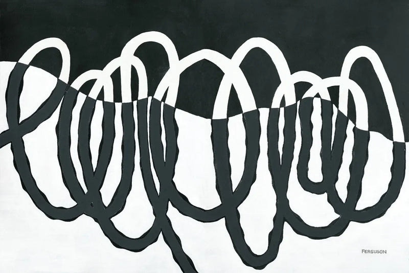 Loops III Dark by Kathy Ferguson. SKU 76385i. Archival Giclee Fine art print for wall decor.