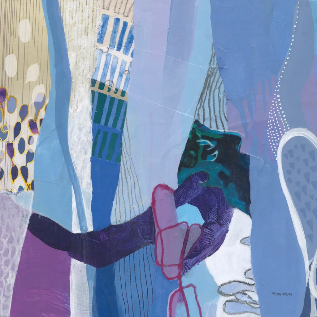 Periwinkle by Kathy Ferguson. SKU 72101a. Archival Giclee Fine art print for wall decor.