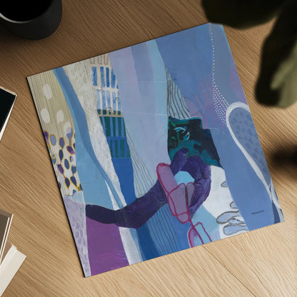 Periwinkle by Kathy Ferguson. Shown as a detailed flat fine art print, highlighting archival giclee quality. Available as an archival giclee rolled canvas, fine art paper, or poster print. SKU 72101a.