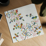 Rainbow Vines with Berries by Kathy Ferguson. Shown as a detailed flat fine art print, highlighting archival giclee quality. Available as an archival giclee rolled canvas, fine art paper, or poster print. SKU 17220a.