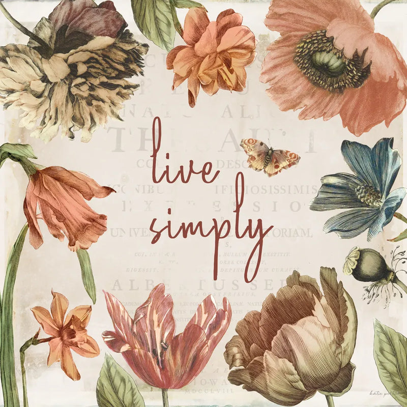 Antiquarian Blooms VII by Katie Pertiet. SKU 62246a. Archival Giclee Fine art print for wall decor.
