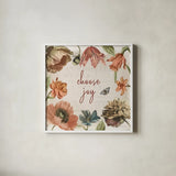 Antiquarian Blooms VIII by Katie Pertiet. Shown in a crisp white glass frame for a clean and minimalist style. Available as an archival giclee rolled canvas, fine art paper, or poster print. SKU 62247a.