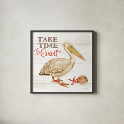 Bayside I by Katie Pertiet. Shown in a sleek black glass frame for a contemporary gallery look. Available as an archival giclee rolled canvas, fine art paper, or poster print. SKU 35040a.